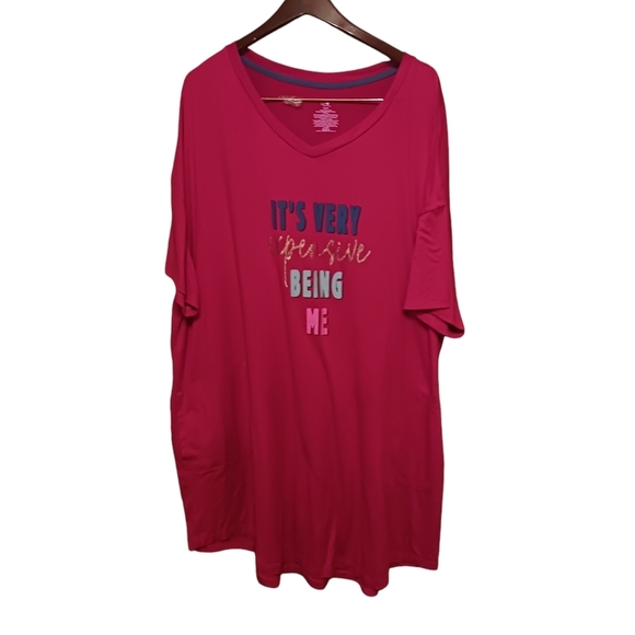 It Very Expensive Being Me Graphic Nightgown Nightshirt Ladies Size 2X 3X Comfy - Picture 1 of 4